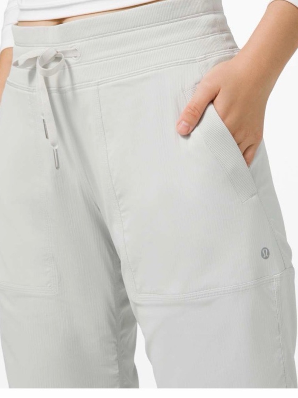 Lululemon Dance Studio Pant III *Lined Vapor size 6 - Picture 3 of 12